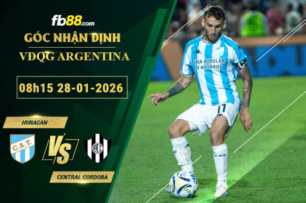 FB88 Thể Thao | Soi kèo Atletico Tucuman vs Central Cordoba 08h15 ngày 2812026