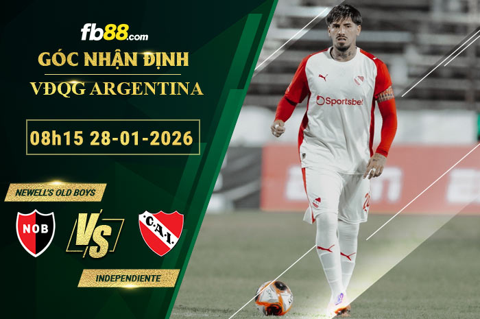 FB88 Com Nhà Cái Cá Cược Uy Tín | Thể Thao Casino Slot Phân tích chi tiết tỷ lệ kèo Newells Old Boys vs Independiente