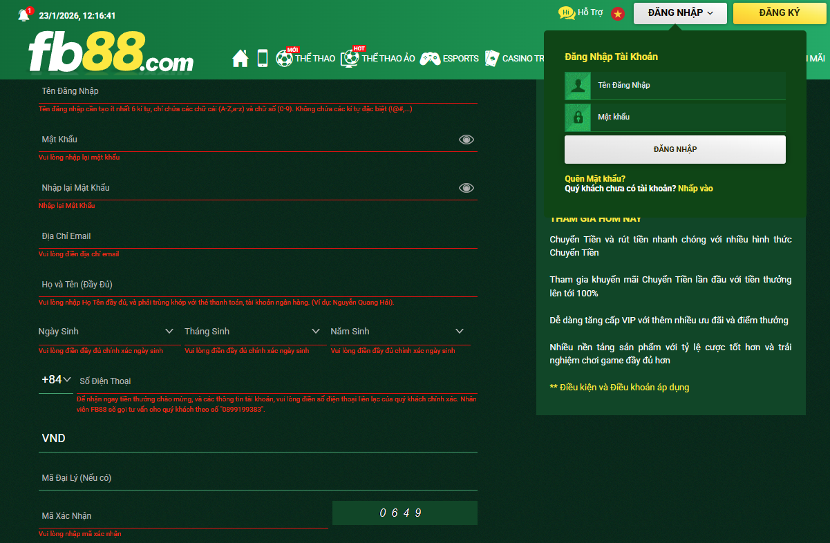 image FB88 Com Nhà Cái Cá Cược Uy Tín | Thể Thao Casino Slot Hướng dẫn đăng ký tài khoản FB88