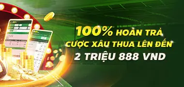 Hoàn trả cược xâu thua liên tiếp 2tr88