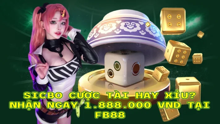 SICBO CƯỢC TÀI HAY XỈU? NHẬN NGAY 1.888.000 VND TẠI FB88